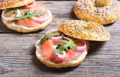 bigstock-Homemade-Bagels-With-Salmon---231193930 - Copy
